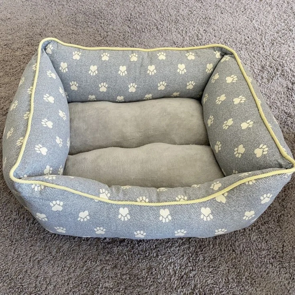 Small Gray Dog Bed